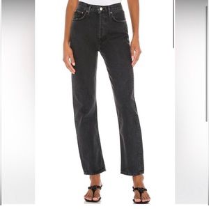 AGOLDE 90’s Pinch Waist in Black Tea